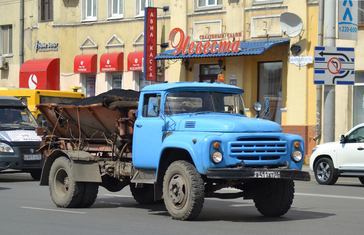 Омская область, № В 411 ХТ 55 — ЗИЛ-495810