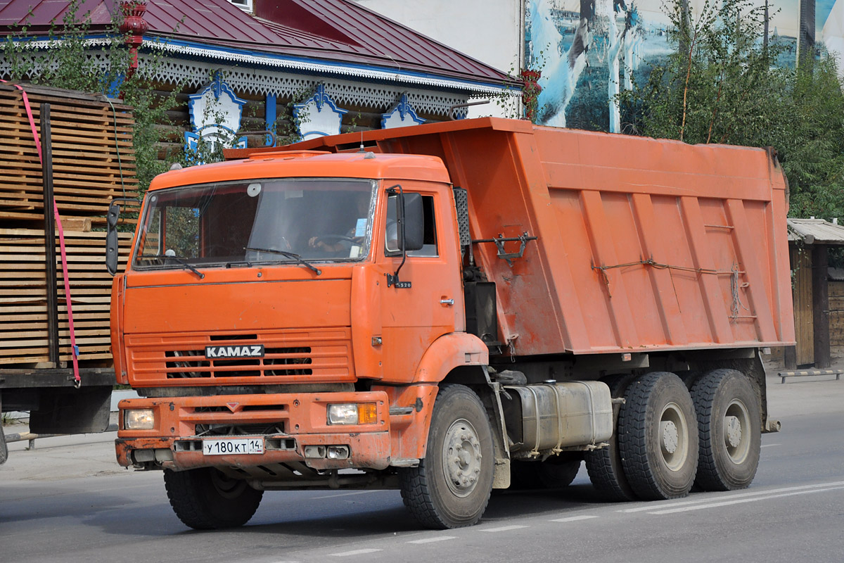 Саха (Якутия), № У 180 КТ 14 — КамАЗ-6520 [652000]