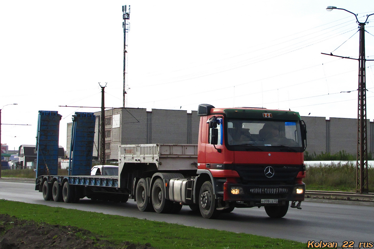 Алтайский край, № У 038 СЕ 22 — Mercedes-Benz Actros ('2003) 1844