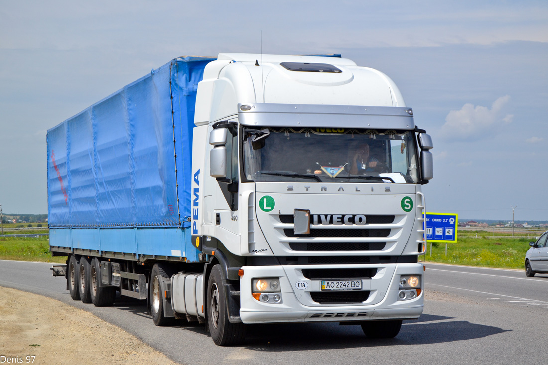 Закарпатская область, № АО 2242 ВС — IVECO Stralis ('2007) 450