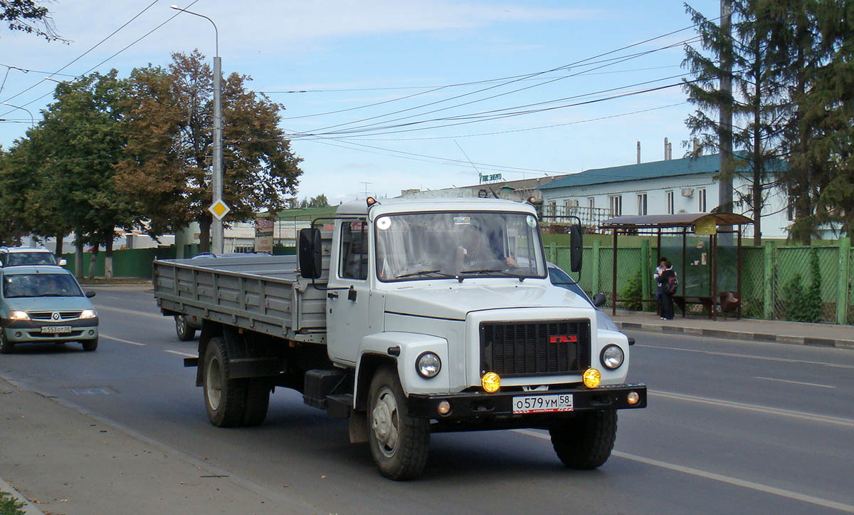 Пензенская область, № О 579 УМ 58 — ГАЗ-3309