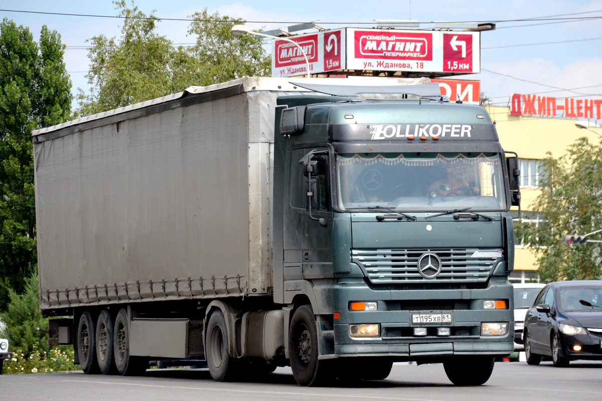 Ростовская область, № Т 195 ХВ 61 — Mercedes-Benz Actros ('1997) 1843