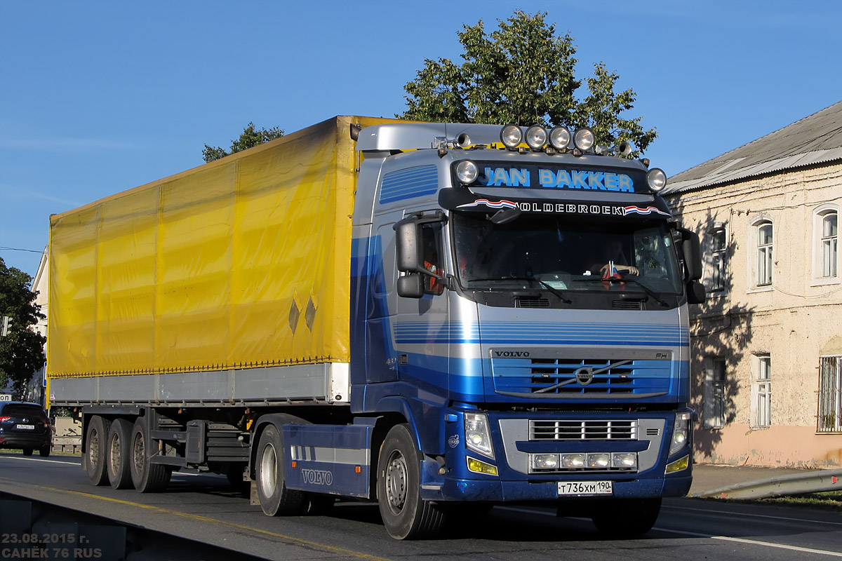 Московская область, № Т 736 ХМ 190 — Volvo ('2008) FH.480