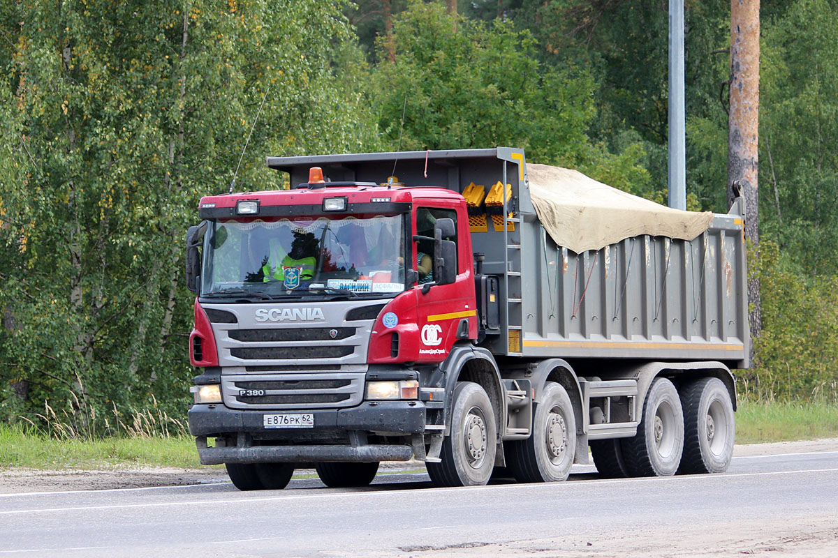 Рязанская область, № Е 876 РК 62 — Scania ('2011) P380