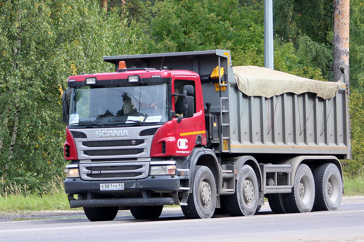 Рязанская область, № Е 881 РК 62 — Scania ('2011) P380