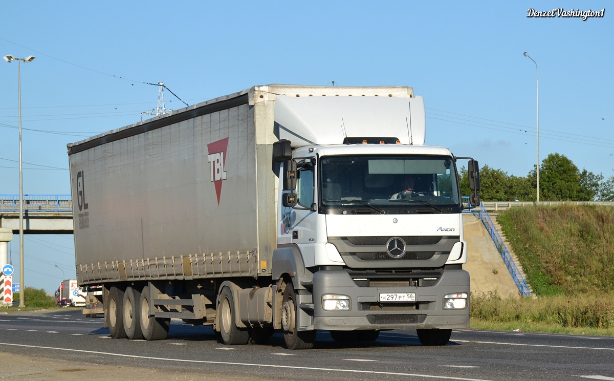 Пензенская область, № Н 297 РТ 58 — Mercedes-Benz Axor 1835