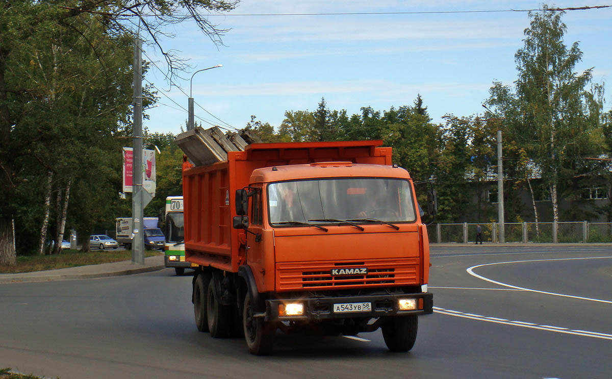 Пензенская область, № А 543 УВ 58 — КамАЗ-5320