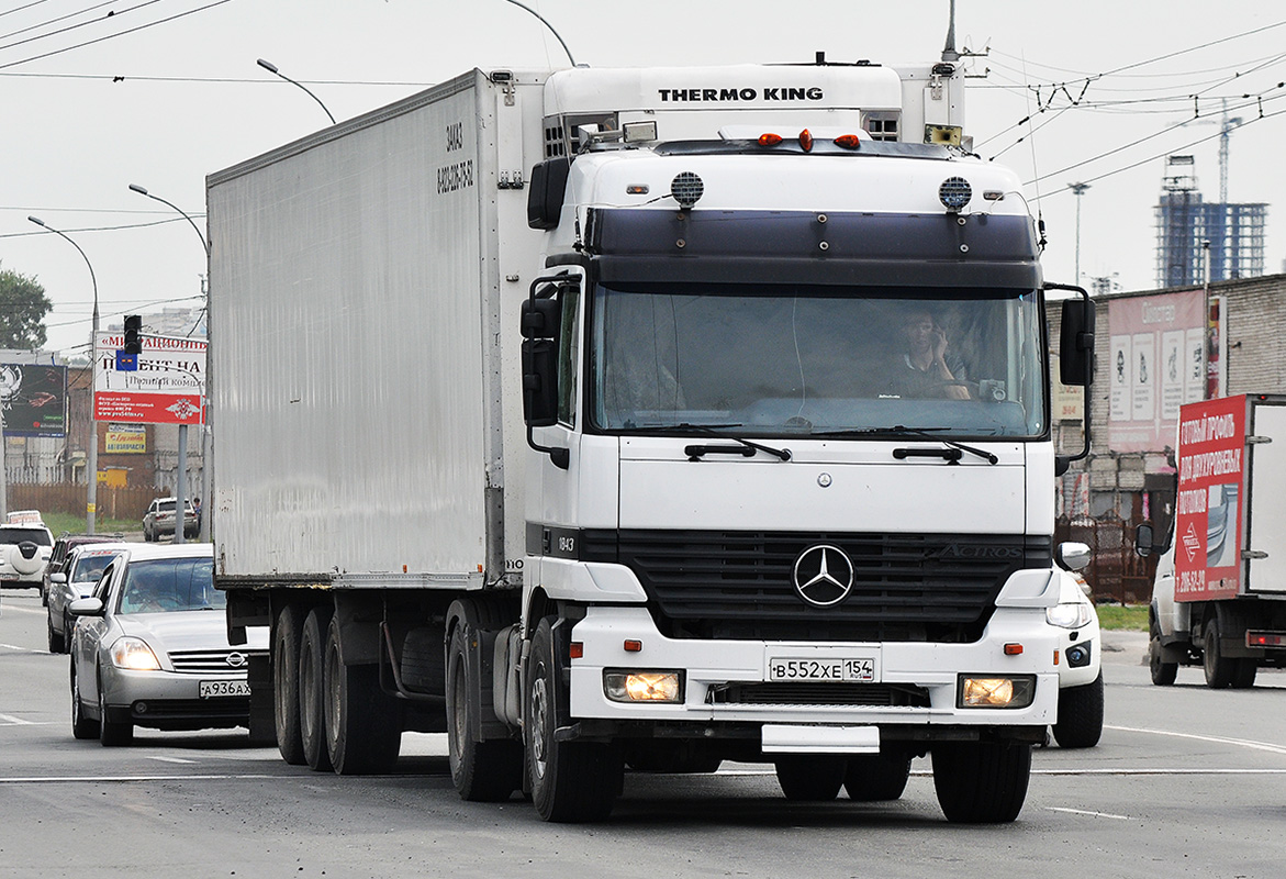 Новосибирская область, № В 552 ХЕ 154 — Mercedes-Benz Actros ('1997) 1843