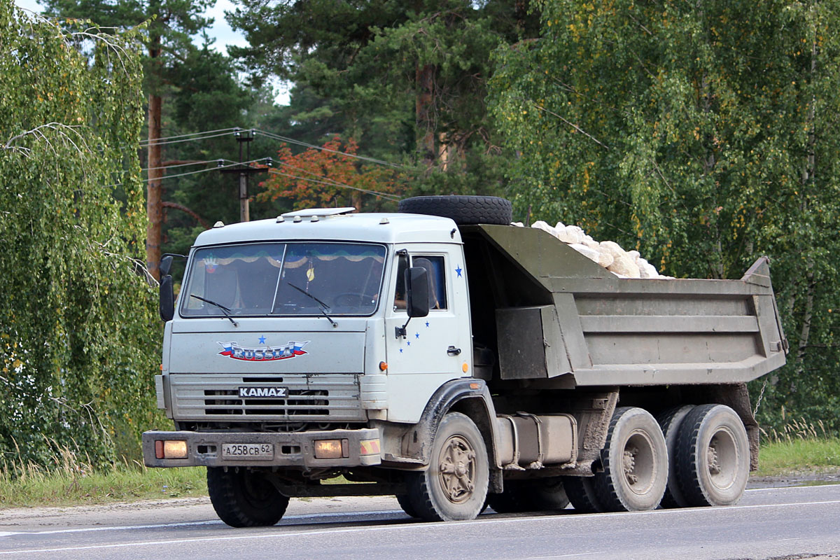 Рязанская область, № А 258 СВ 62 — КамАЗ-5511