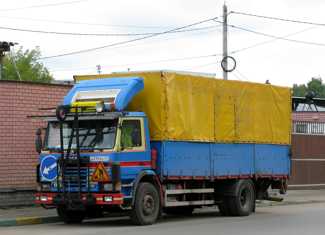 Ленинградская область, № В 039 МХ 47 — Scania (II) P93M