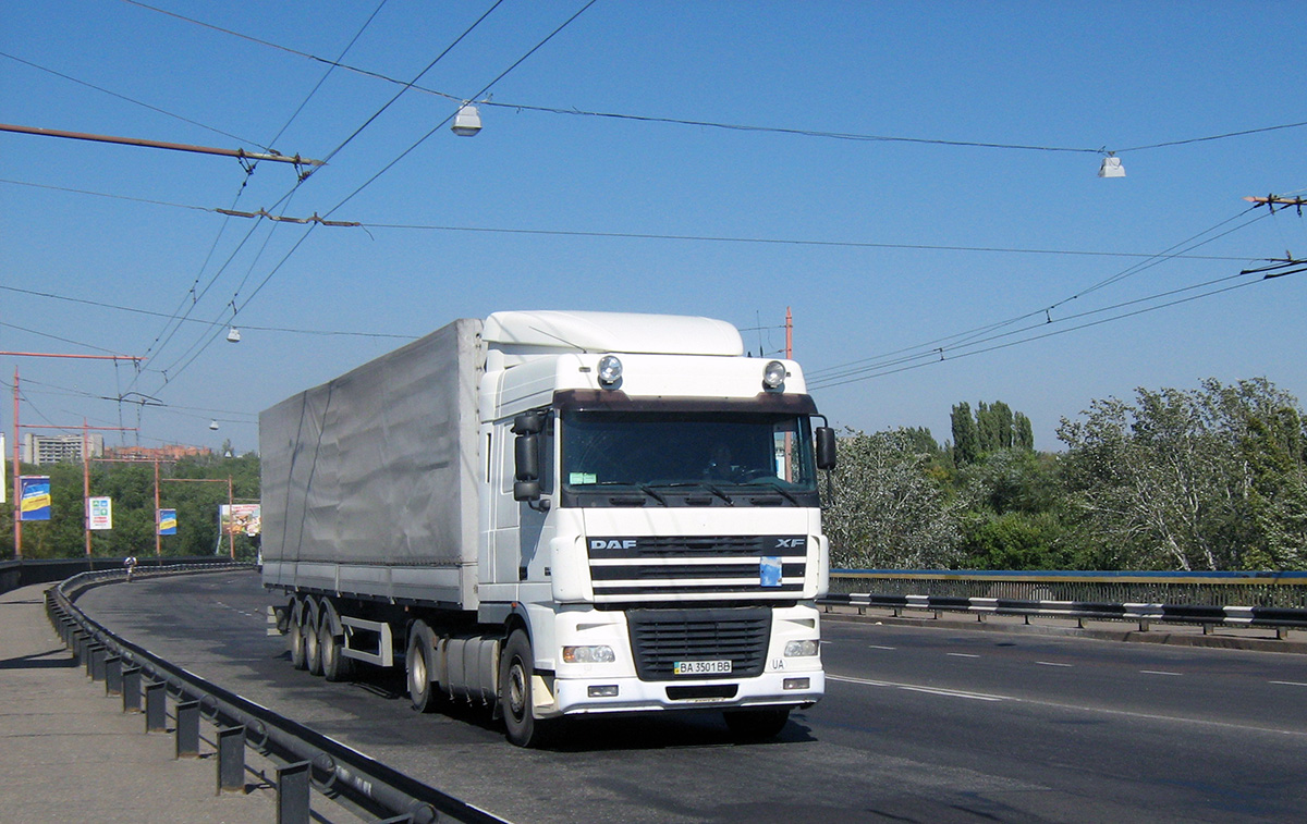 Кировоградская область, № ВА 3501 ВВ — DAF XF95 FT