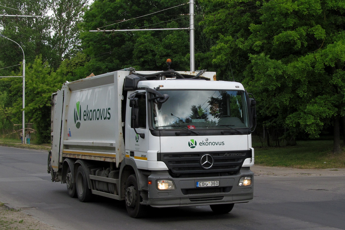 Литва, № EBG 360 — Mercedes-Benz Actros ('2003) 2532