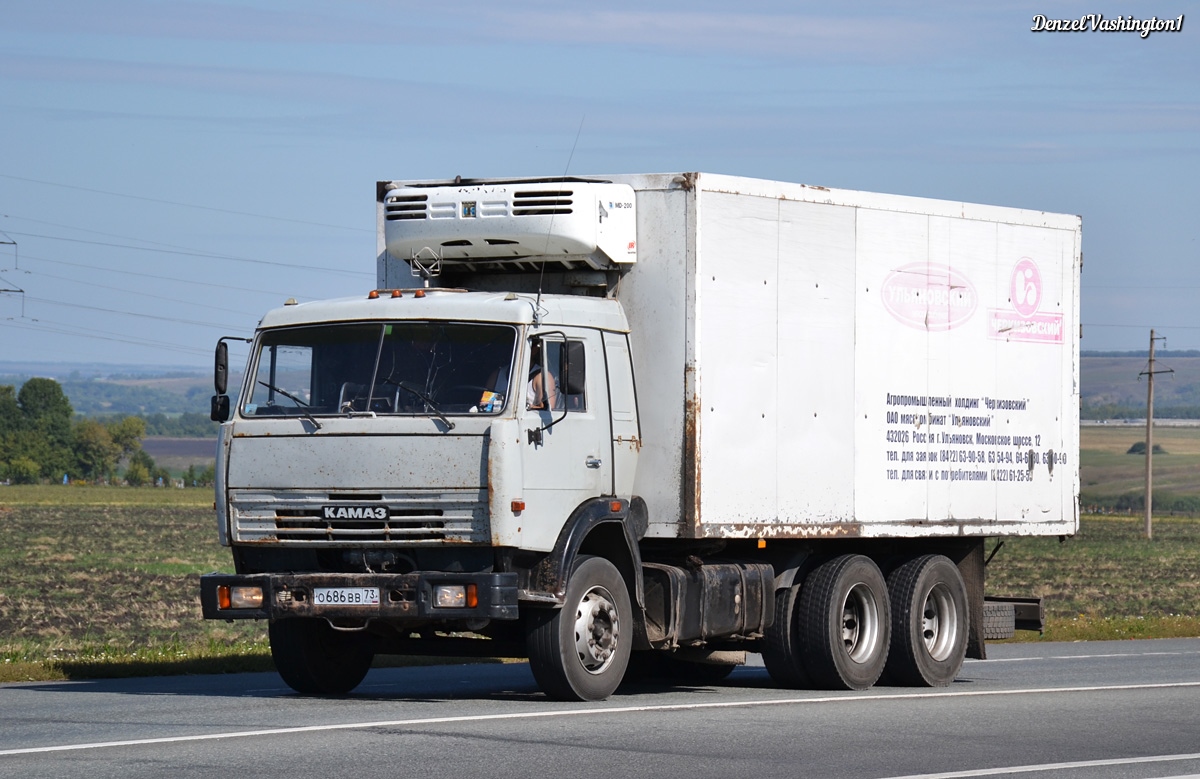 Ульяновская область, № О 686 ВВ 73 — КамАЗ-53215 [532150]