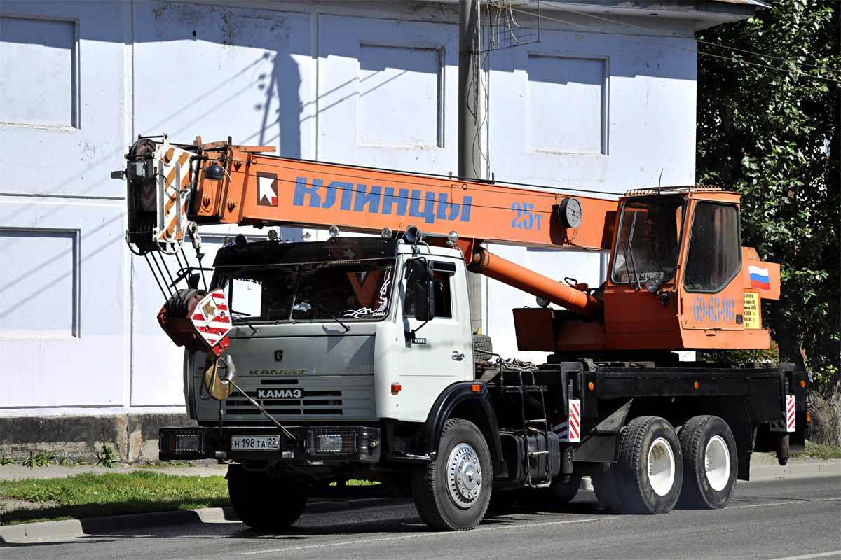 Алтайский край, № Н 198 ТА 22 — КамАЗ-53215-15 [53215R]