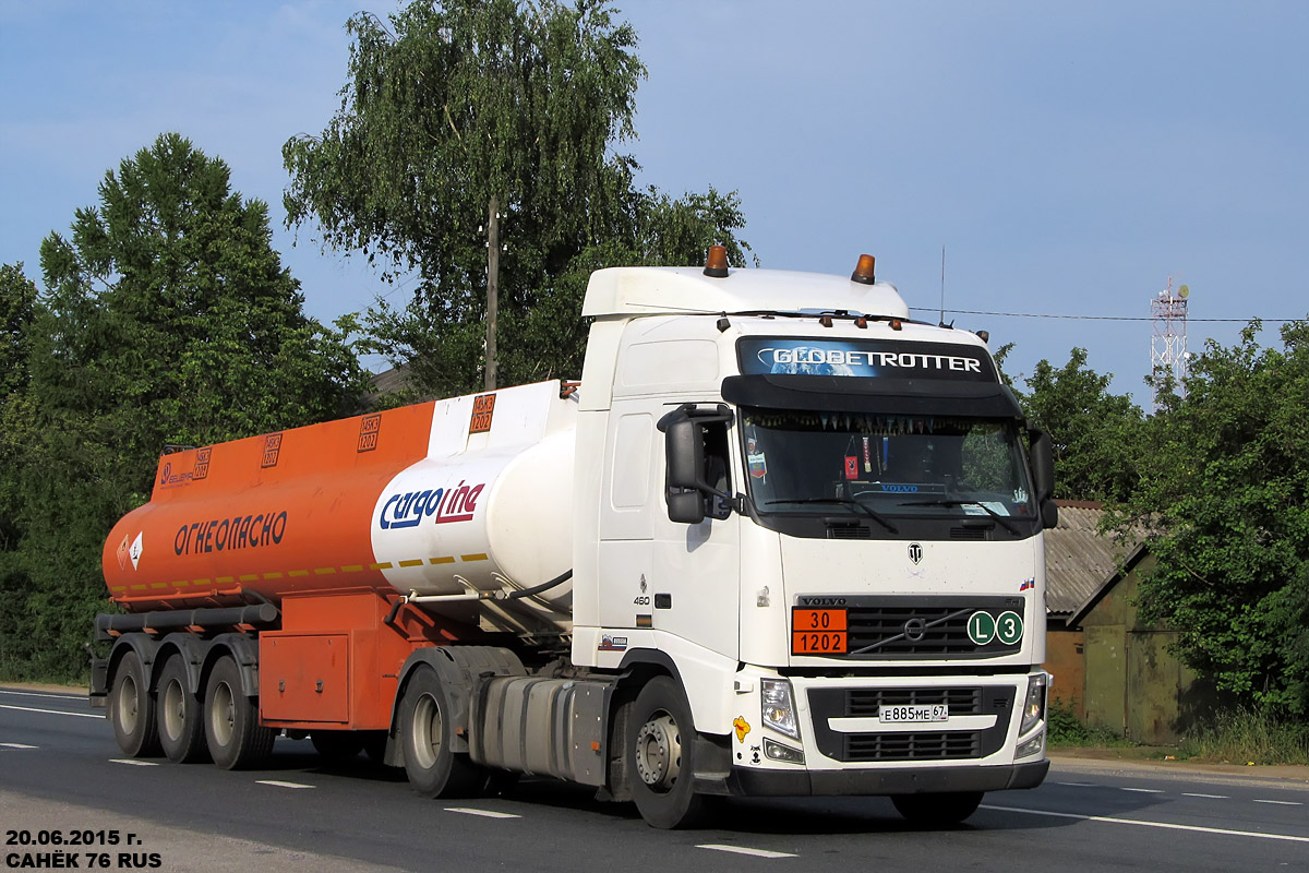 Смоленская область, № Е 885 МЕ 67 — Volvo ('2008) FH.460