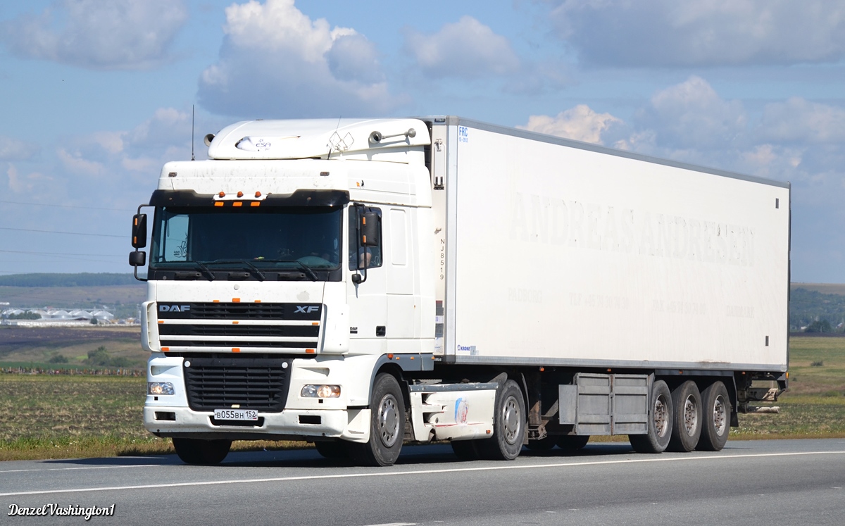 Нижегородская область, № В 055 ВН 152 — DAF XF95 FT