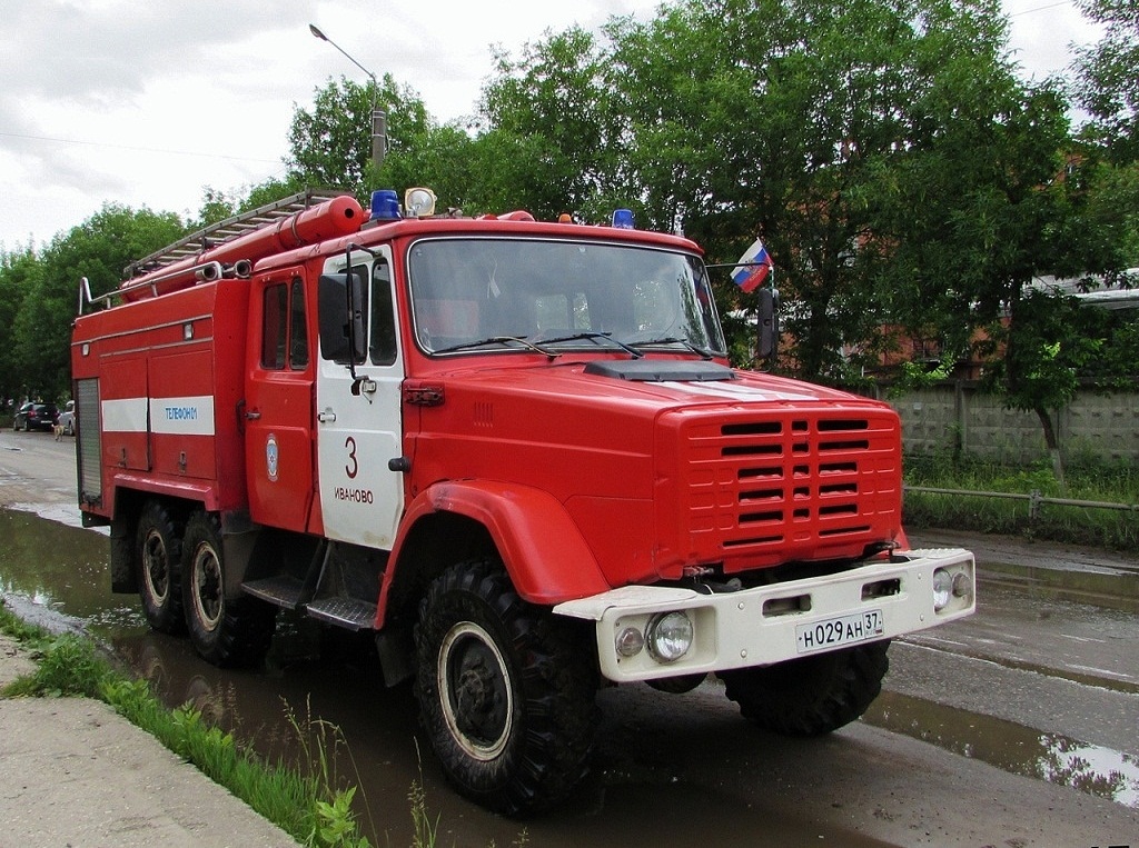 Ивановская область, № Н 029 АН 37 — ЗИЛ-4334 (УАМЗ)