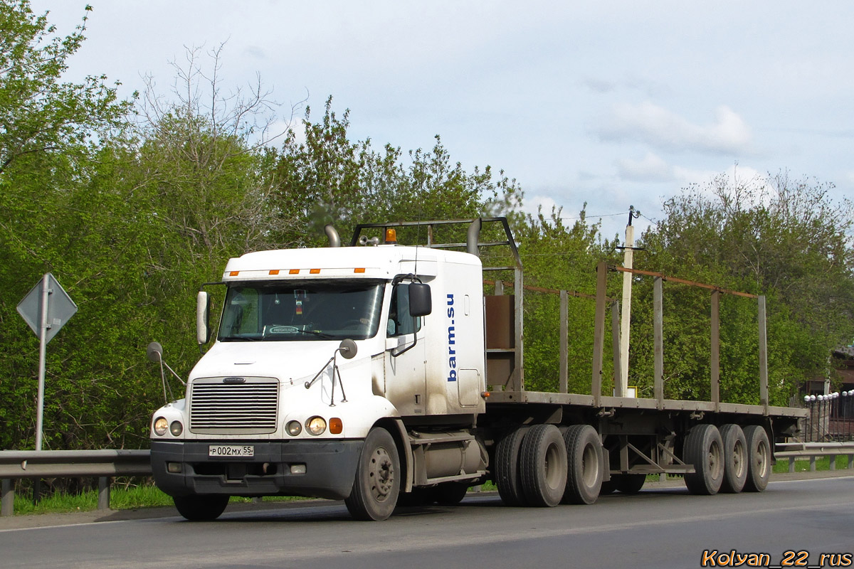 Омская область, № Р 002 МХ 55 — Freightliner Century Class