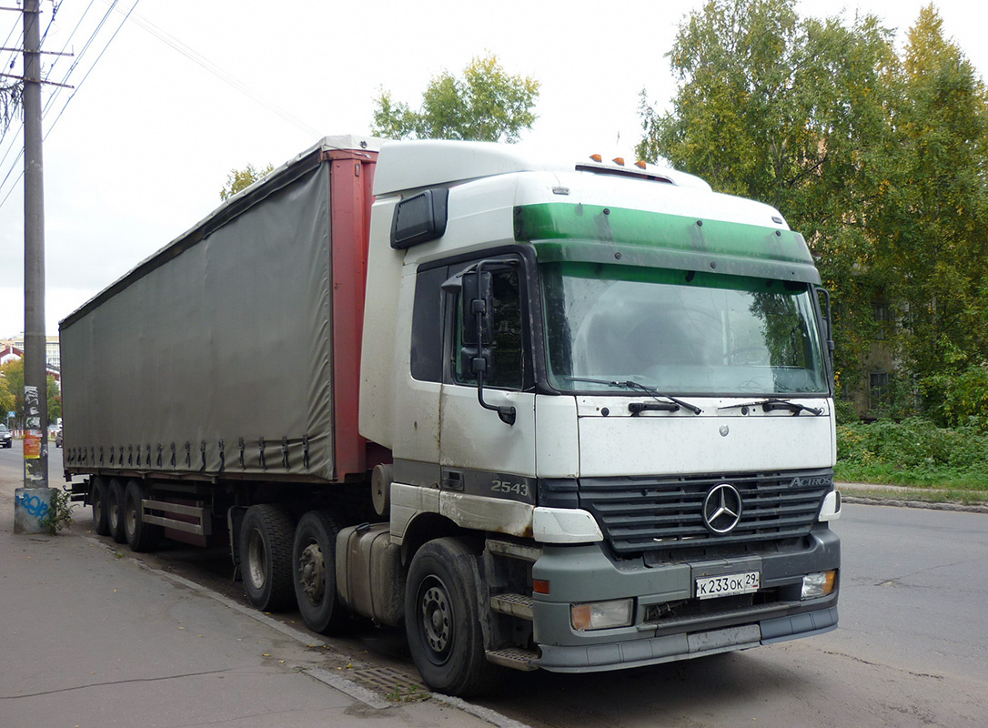 Архангельская область, № К 233 ОК 29 — Mercedes-Benz Actros ('1997) 2543