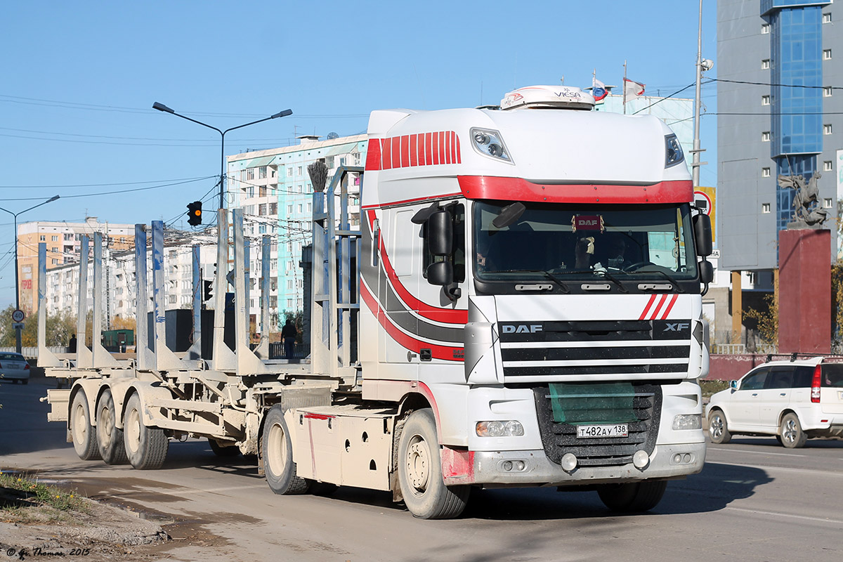 Иркутская область, № Т 482 АУ 138 — DAF XF105 FT