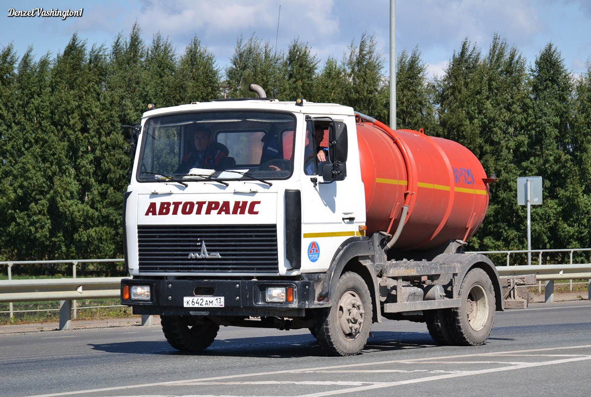 Мордовия, № К 642 АМ 13 — МАЗ-457043