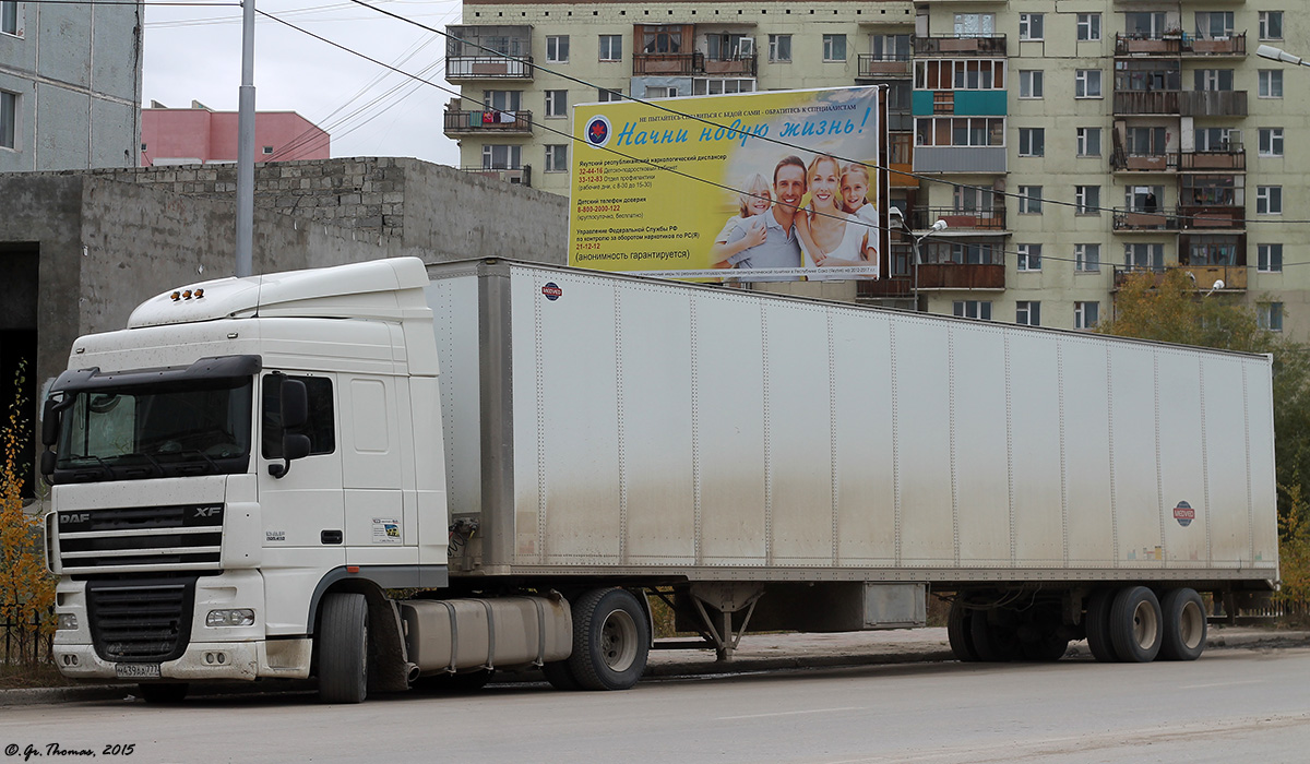 Москва, № М 439 АА 777 — DAF XF105 FT