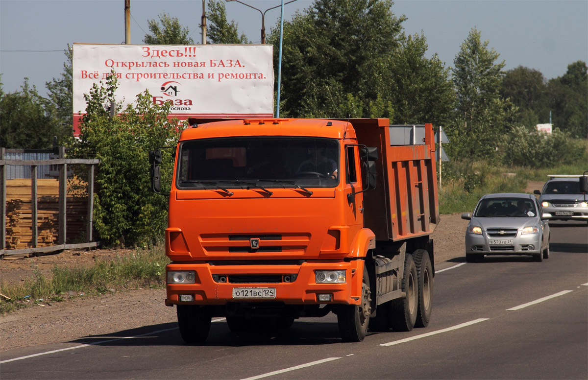 Красноярский край, № О 121 ВС 124 — КамАЗ-65115-N3