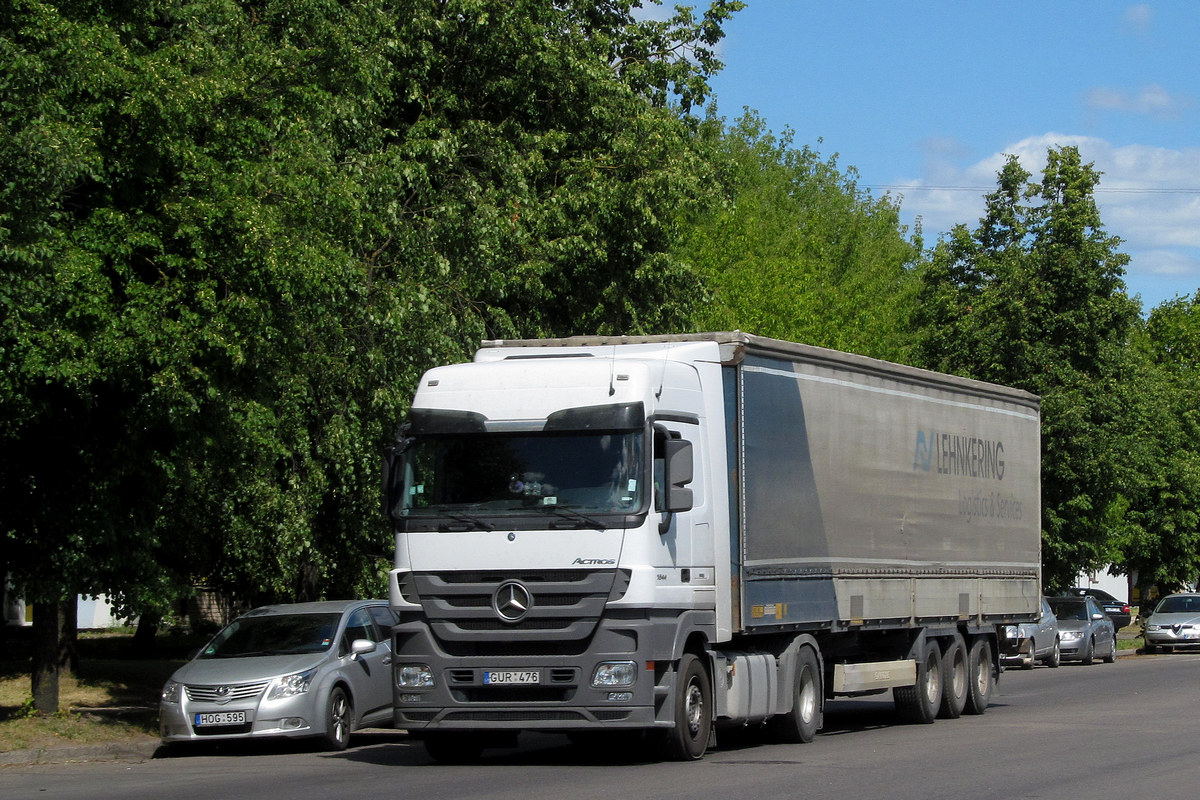 Литва, № GUR 476 — Mercedes-Benz Actros ('2009) 1844