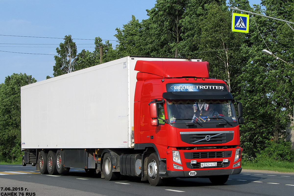 Вологодская область, № В 592 РА 35 — Volvo ('2010) FM.330 [X9P]