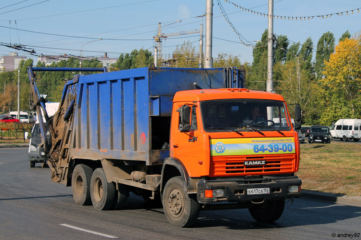 Пензенская область, № Е 417 СА 152 — КамАЗ-65115-62