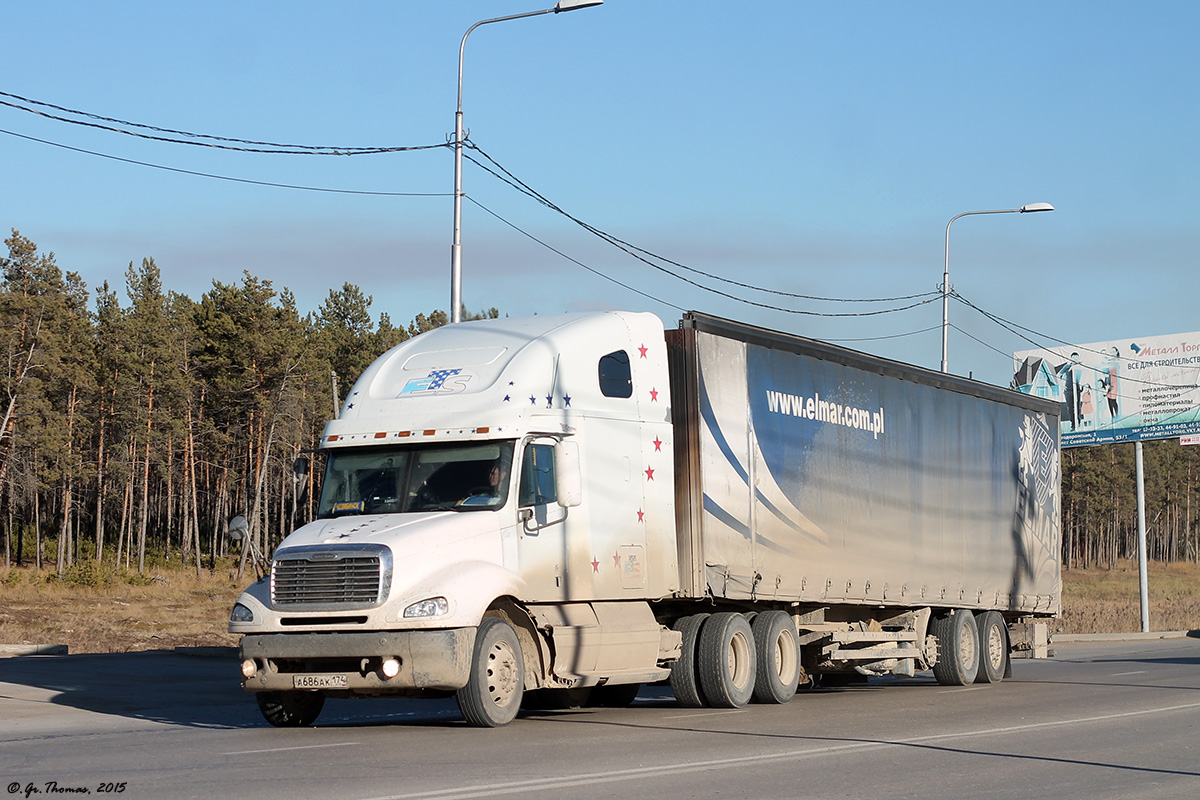 Челябинская область, № А 686 АК 174 — Freightliner Columbia