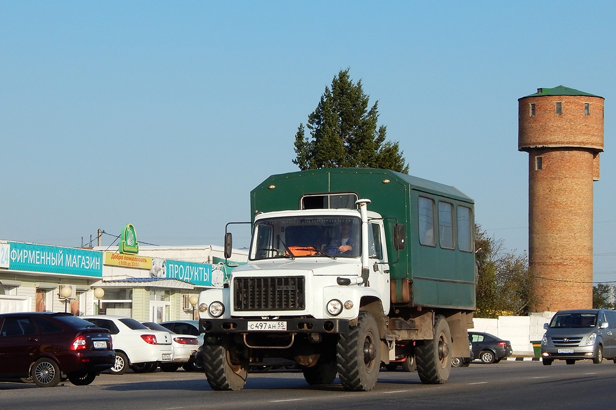 Омская область, № С 497 АН 55 — ГАЗ-33081 «Садко»