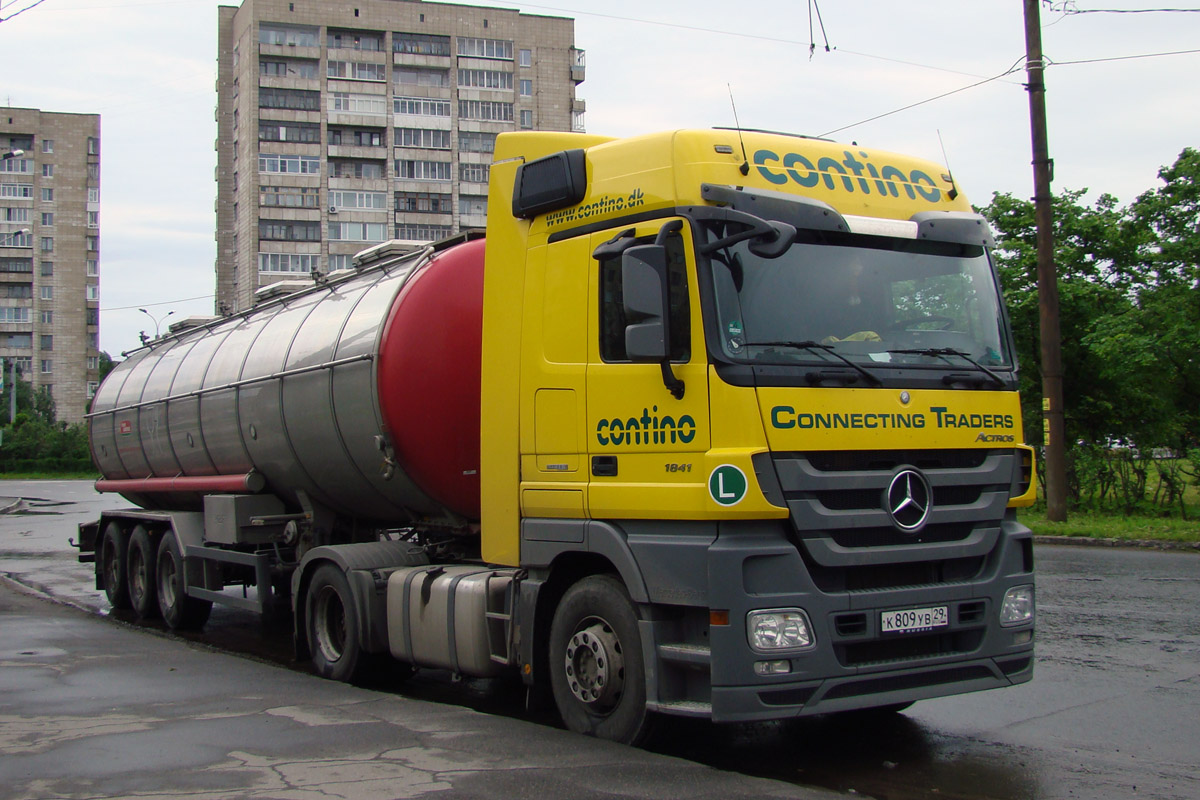 Архангельская область, № К 809 УВ 29 — Mercedes-Benz Actros ('2009) 1841