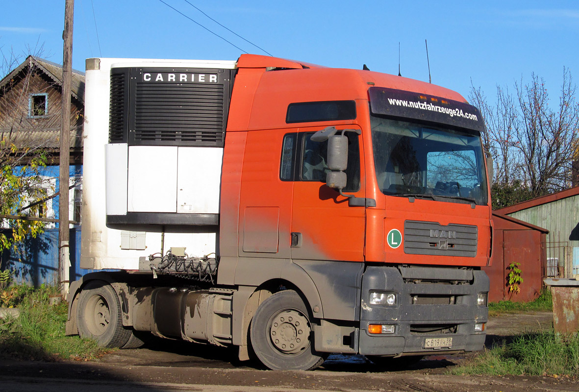 Пермский край, № С 819 РН 59 — MAN TGA 18.460