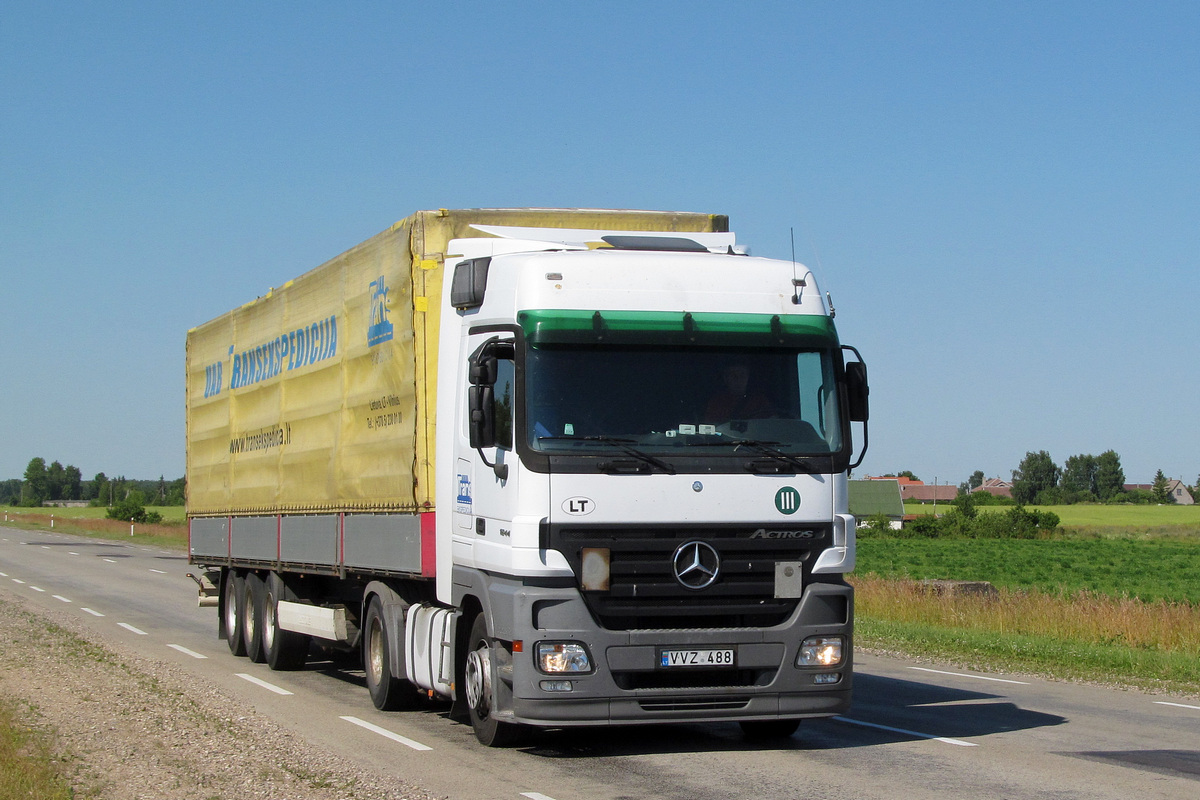 Литва, № VVZ 488 — Mercedes-Benz Actros ('2003) 1844