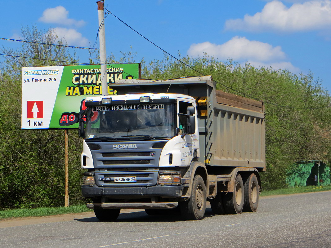 Кировская область, № А 606 НН 43 — Scania ('2004) P380