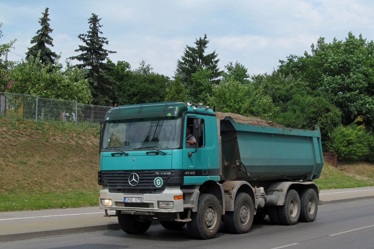 Литва, № GNE 078 — Mercedes-Benz Actros ('1997) 4140