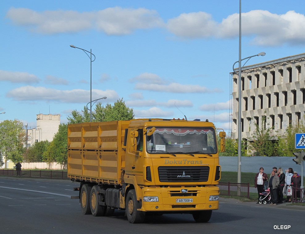 Гродненская область, № АВ 7008-4 — МАЗ-6501 (общая модель)