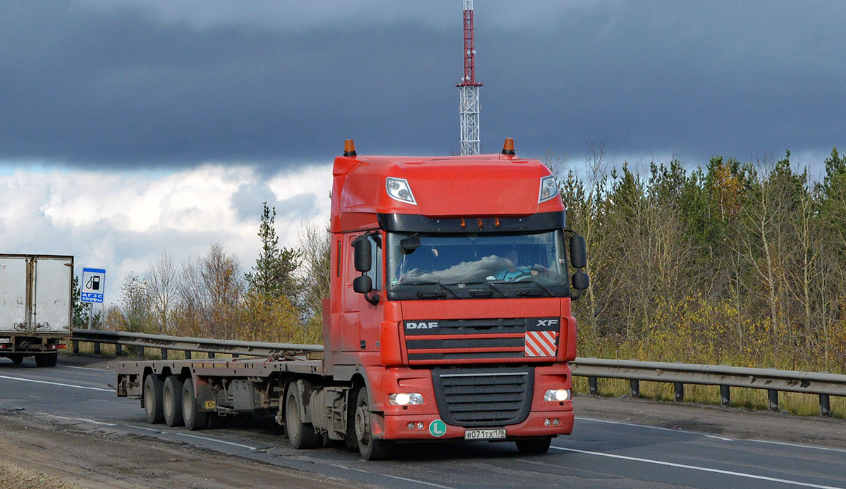 Санкт-Петербург, № В 071 ТХ 178 — DAF XF105 FT