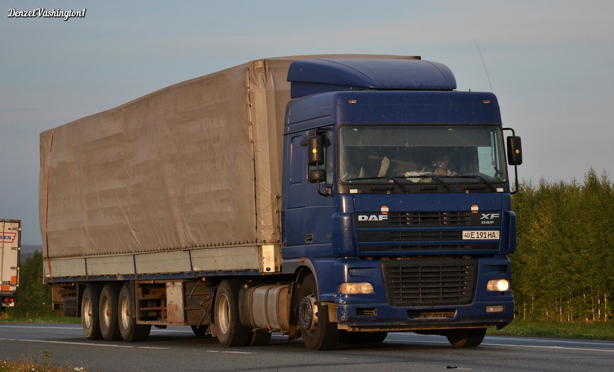 Узбекистан, № 40 E 191 HA — DAF XF95 FT