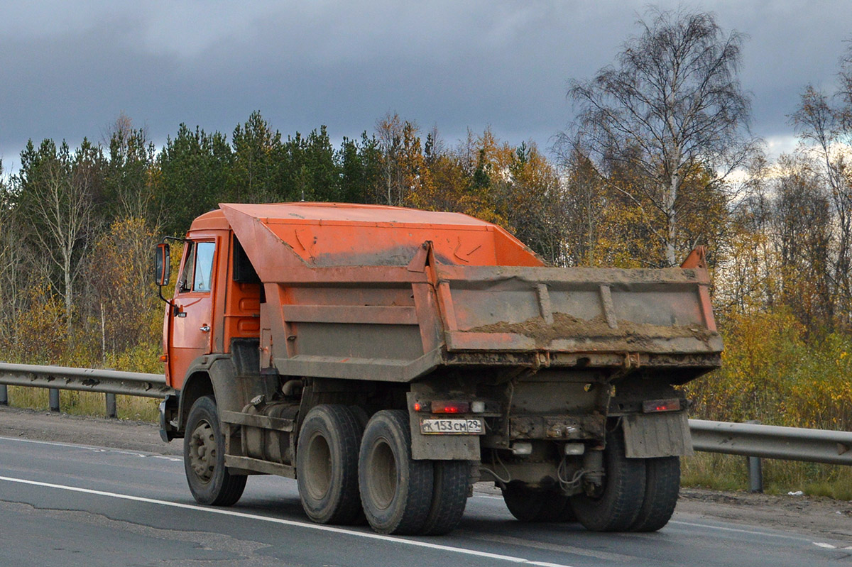 Архангельская область, № К 153 СМ 29 — КамАЗ-55111-15 [55111R]