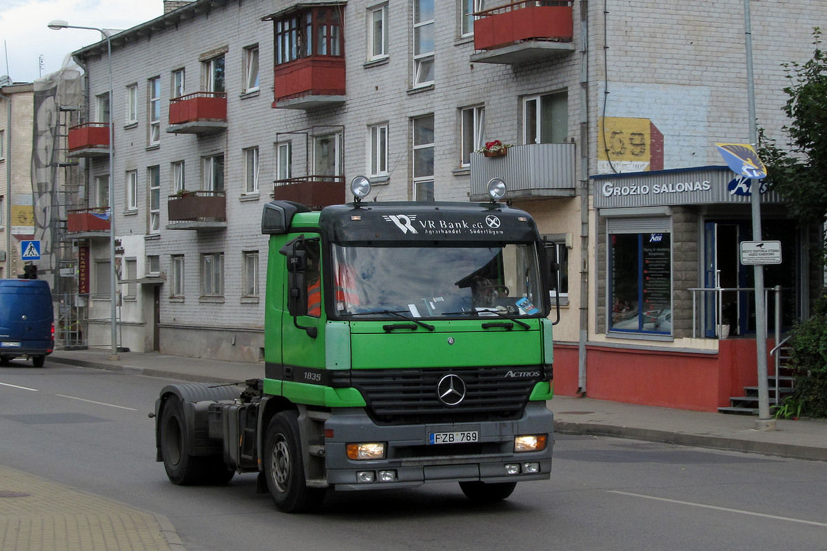 Литва, № FZB 769 — Mercedes-Benz Actros ('1997) 1835