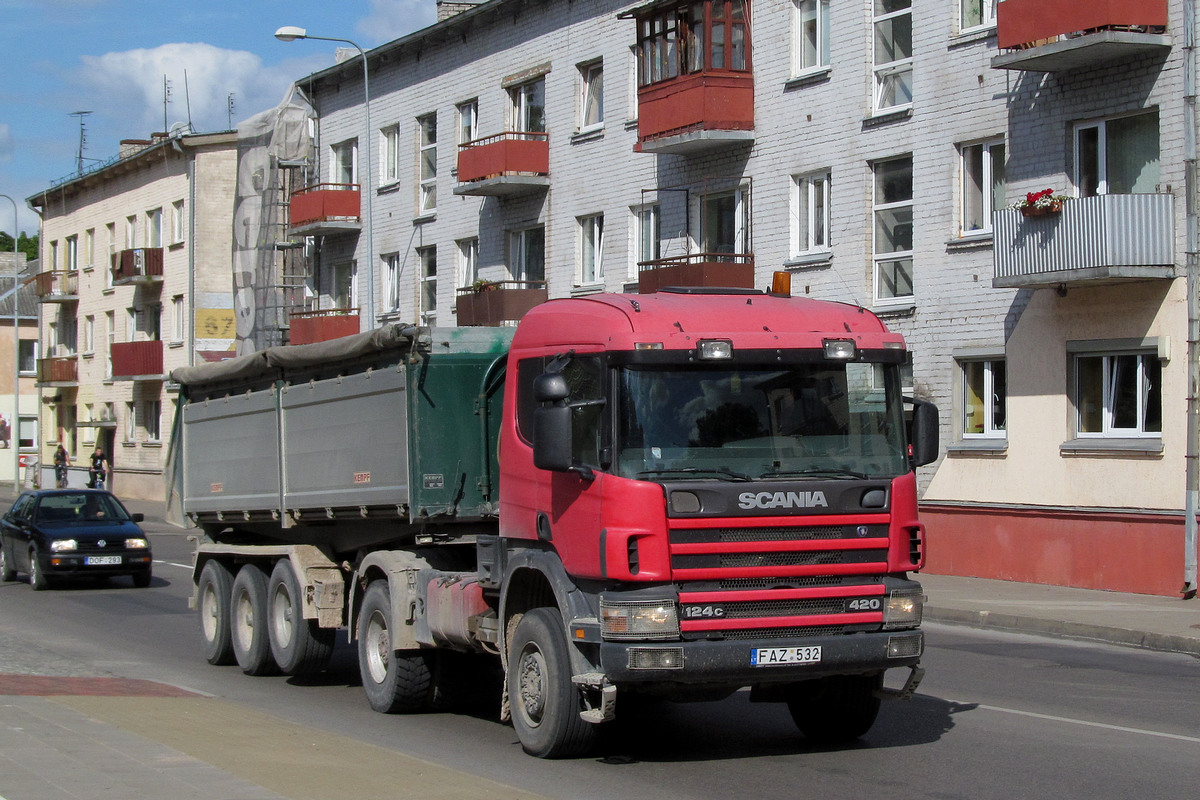 Литва, № FAZ 532 — Scania ('1996) P124C