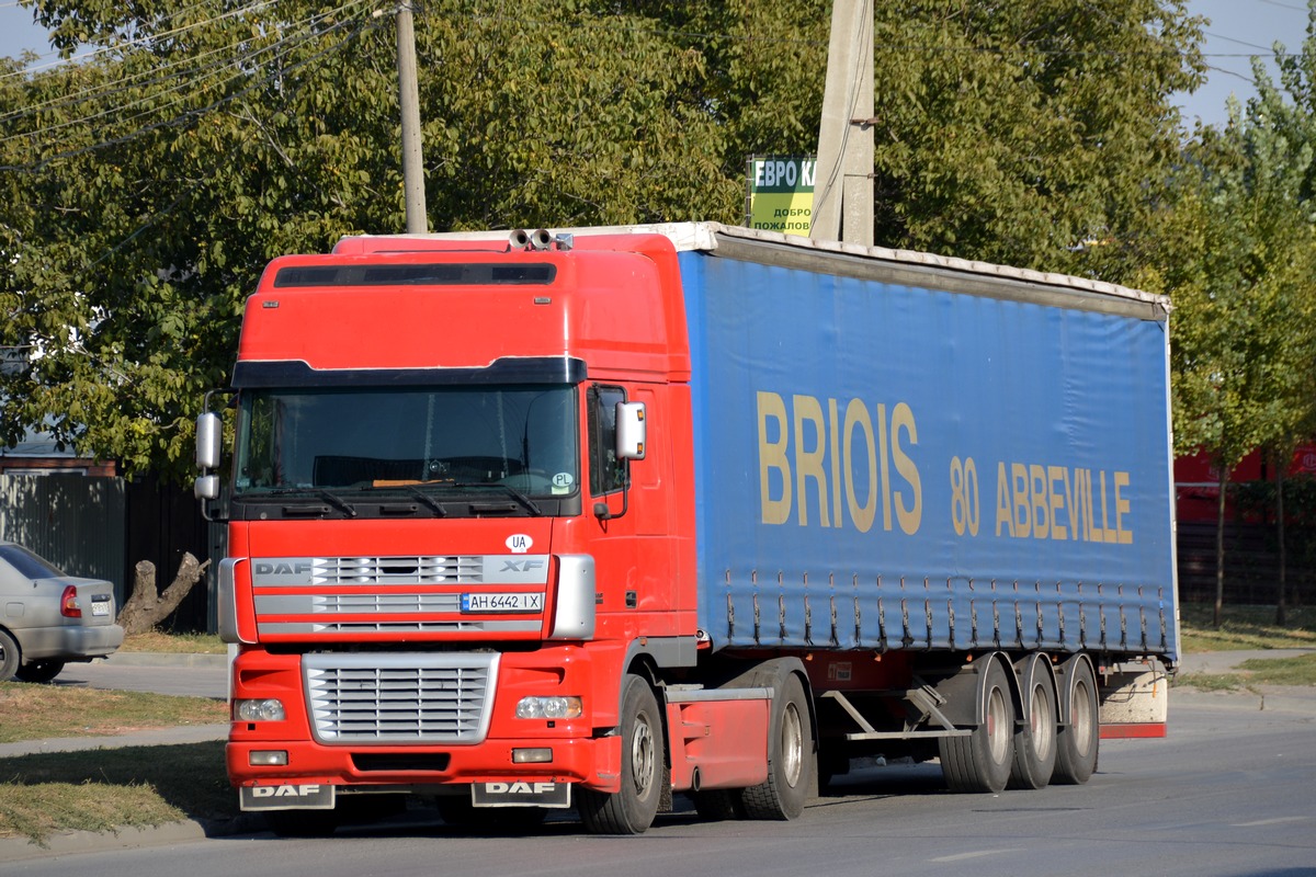 Донецкая область, № AH 6442 IХ — DAF XF95 FT