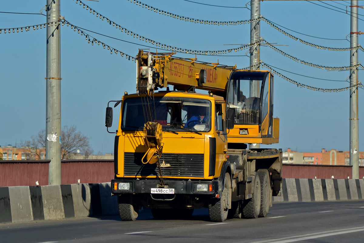 Пензенская область, № Н 498 СС 58 — МАЗ-6303A3