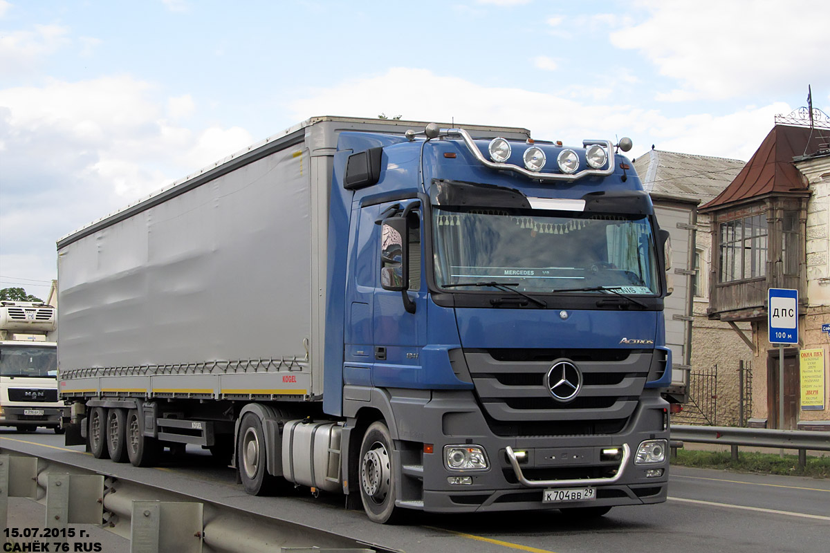 Архангельская область, № К 704 ВВ 29 — Mercedes-Benz Actros ('2009) 1841