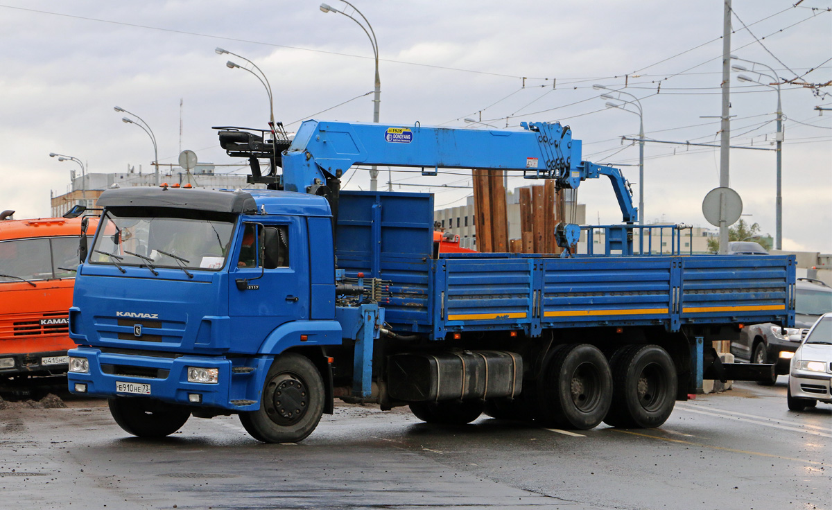 Ульяновская область, № Е 910 НЕ 73 — КамАЗ-65117-N3