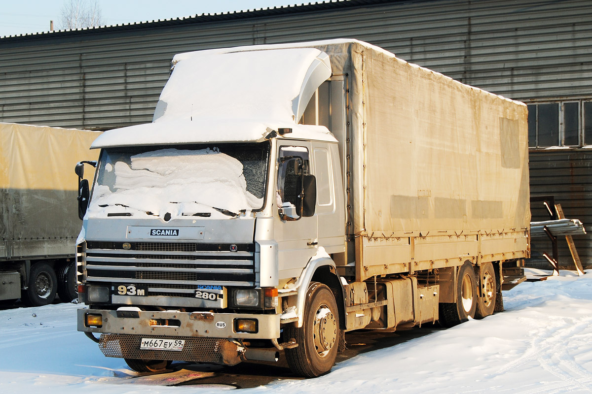 Пермский край, № М 667 ЕУ 59 — Scania (II) P93M