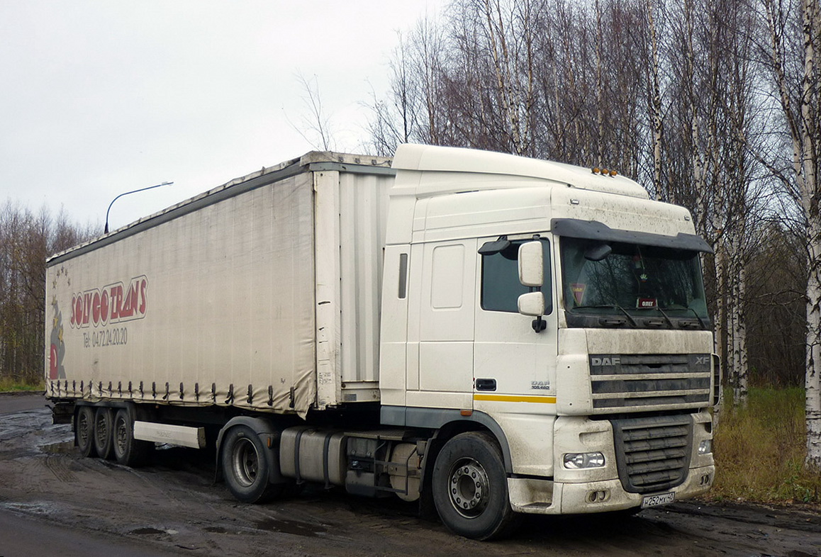 Калужская область, № Н 252 МХ 40 — DAF XF105 FT