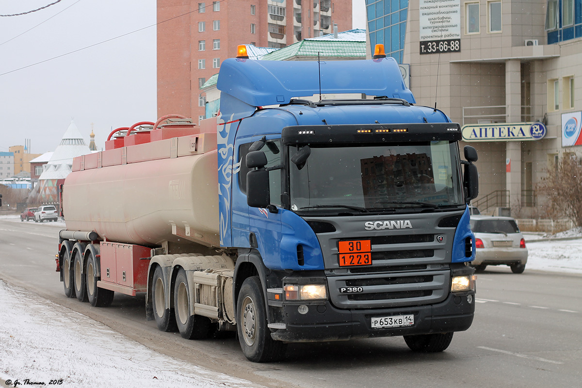 Саха (Якутия), № Р 653 КВ 14 — Scania ('2004) P380